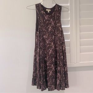 Silence + Noise Boho-Chic Pleated Tank Dress